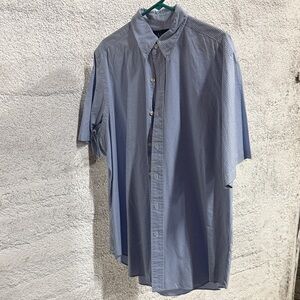 Ralph Lauren Men's Blue Plaid Button Down Shirt